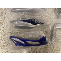 Skjolds�t komplet JogR - S�lv / Bl�