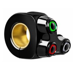 Motogadget mo.switch Sort - 3 knap Venstre 