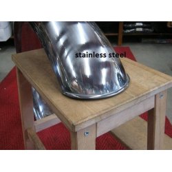 Skrm 18/19" Rustfri stl - 140mm bred