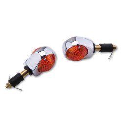 Highsider Smart Body Chrome Blinklys -Chrome/Orange