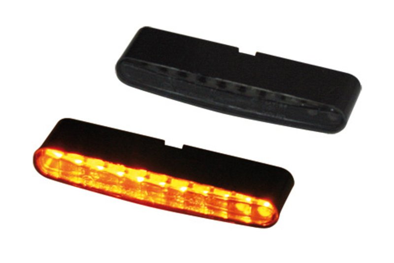 Highsider Stripe LED blinklys tonet - MC Blinklys - Bike-Shoppen