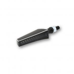 Sequenz - LED Blinklys STS 1 - Sorte med Aluminium kant