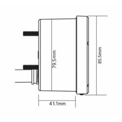 Koso Speedometer TNT 01 S D75