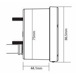 Koso Omdrejningstller TNT OI R D75