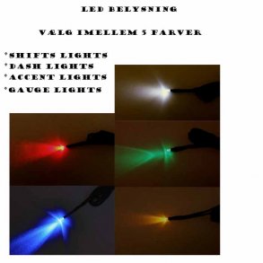LED Individuel Belysning Flere Farver