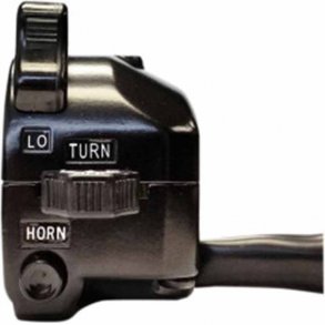 Universal Styr kontakt Sort Venstre side