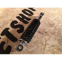 Emgo Stddmper med gaffelbolt montering Sort Chrome 298mm