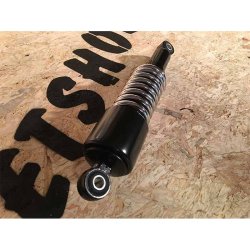 Emgo Stddmper Gaffelje Sort Chrome med Dksel 298 mm