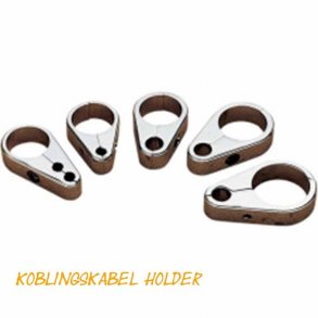 Koblingskabel Clamps Chrome