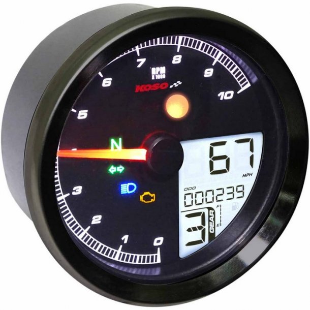 Koso TNTB Speedometer Sort XV950 Bolt 2014-2018