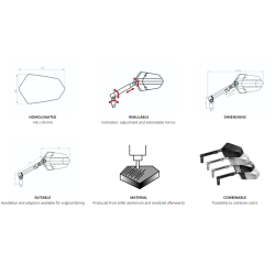 Puig Explorer Spejl Alu