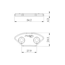 MIRRORS CAPS FOR YAMAHA YZF-R6 2006-2016