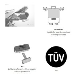 Nr. Pladeholder - Honda CBR 1000 RR 04-07