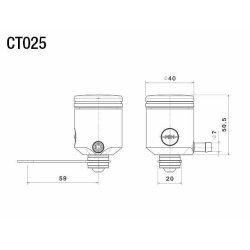 Rizoma Vskebeholder 40mm