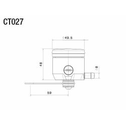 Rizoma Vskebeholder 50mm