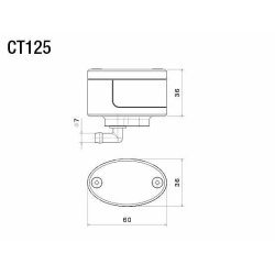 Rizoma Next Vskebeholder 36/60mm