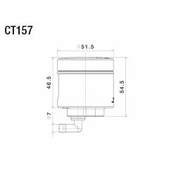 Rizoma Notch Vskebeholder 51,5mm