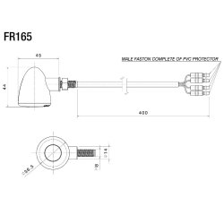 Rizoma Iride Blink M. Bag-/Bremselys