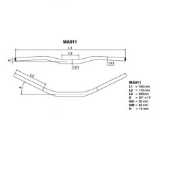 Rizoma Fatbar 22-29mm (Mellem)
