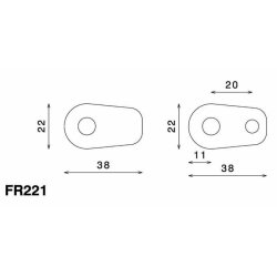 Rizoma Blink Adapter BMW Modeller