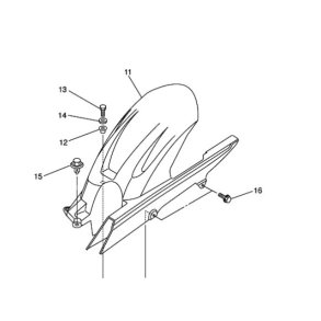 Hugger / Kdeskrm - Yamaha FZ6 2004-08