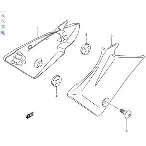 Plastik - Suzuki SV 650 S k9