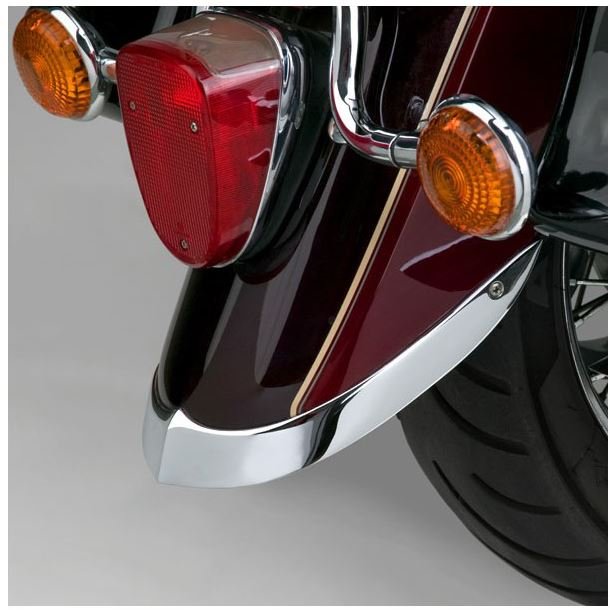 NC CAST REAR FENDER TIP CHROME