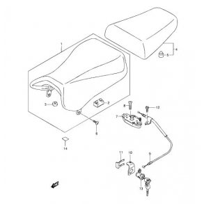 Bagsde original - Suzuki SV 650 S k3-k9