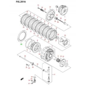 Komplet kobling - Suzuki VZ 1500 k9
