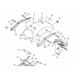 Yamaha XVS 950 - Fender strut
