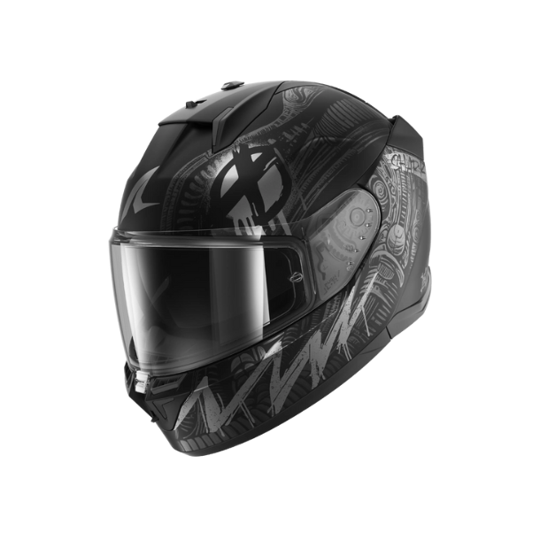 Shark D-Skwal 3 Shiever Mat Black/Silver