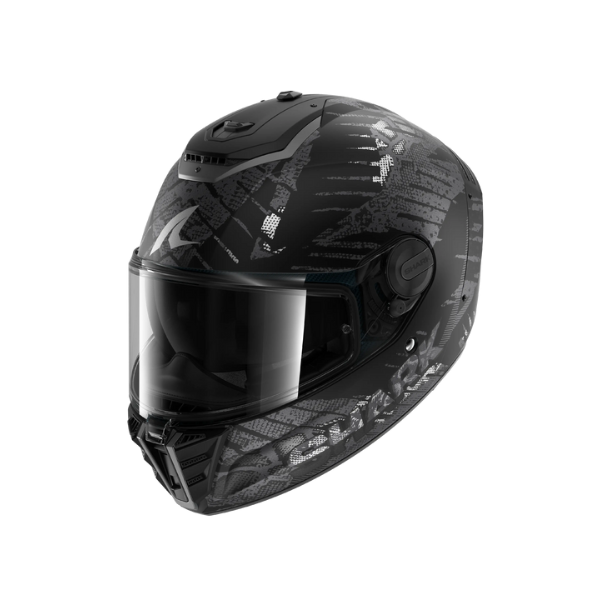 Shark Spartan RS Fibre Reptaia Mat Black 