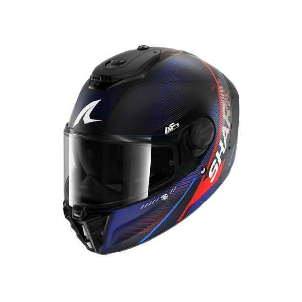 Shark Spartan RS Fibre Speed-tech Black/blue/red