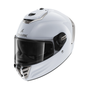 Shark Spartan RS Blank Glossy Silver