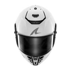 Shark Spartan RS Fibre SP Blank Silver/White