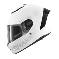 Shark Spartan RS Fibre SP Blank Silver/White