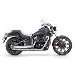 Vance &amp; Hines Twin Slash Staggered Chrome Udstdning VN 900