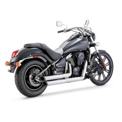 Vance &amp; Hines Twin Slash Staggered Chrome Udstdning VN 900