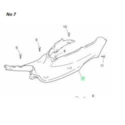 Originale Inder plastik dele - Yamaha JOGR