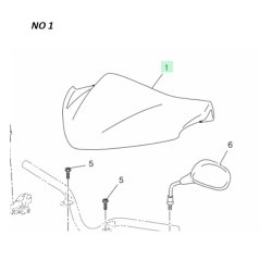 Originale Skjolde Sort - Yamaha Jog R