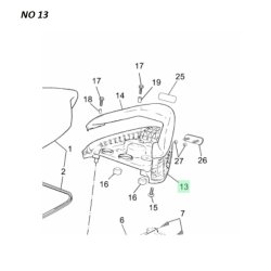 Originale Inder plastik dele - Yamaha JOGR