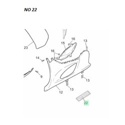 Originale Skjolde Sort - Yamaha Jog R