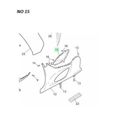 Originale Inder plastik dele - Yamaha JOGR