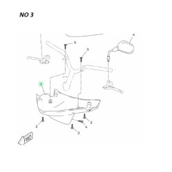 Originale Inder plastik dele - Yamaha JOGR