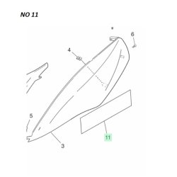 Originale Skjolde Sort - Yamaha Jog R