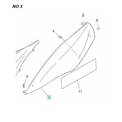 Originale Skjolde Sort - Yamaha Jog R
