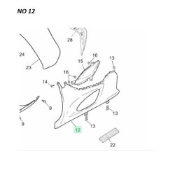 Originale Skjolde Sort - Yamaha Jog R