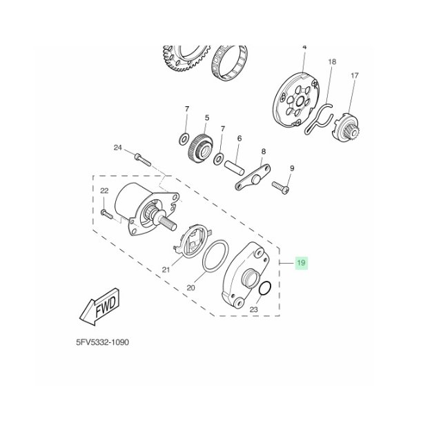 Startmotor Original - Yamaha JogR