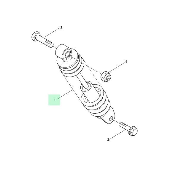 Bagstddmper Original - Yamaha JogR