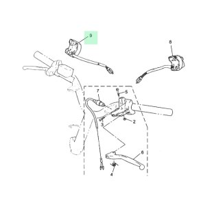 Hjre Styrkontakt Original - Yamaha JogR